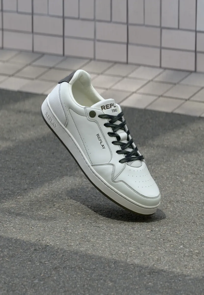 SMASH CHOICE 3 - Sneaker low - off white/green