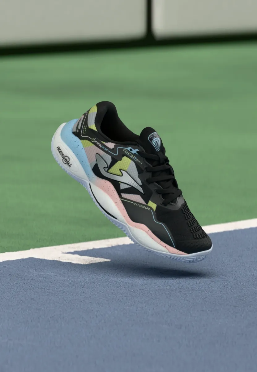 SMASH CLAY - Padel-Schuhe - black/multi color