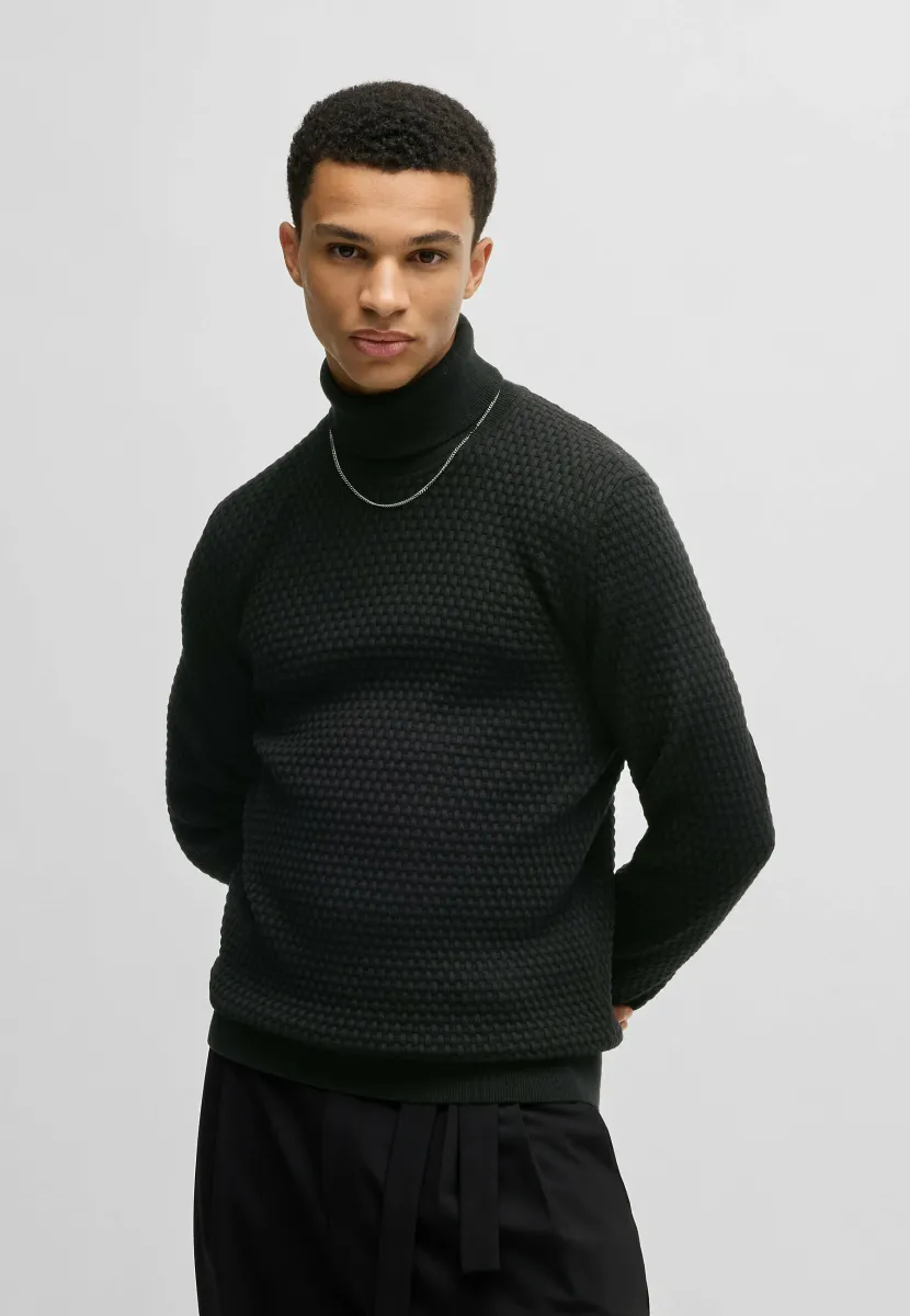 SMATTOR - Strickpullover - black one