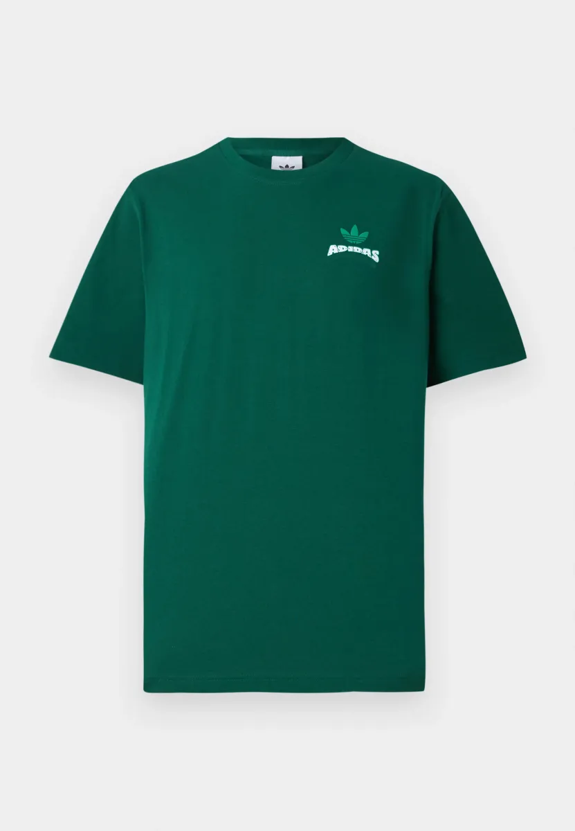 SMILEY DAISY UNISEX - T-Shirt print - collegiate green