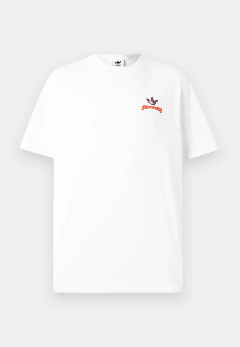 SMILEY DAISY UNISEX - T-Shirt print - white