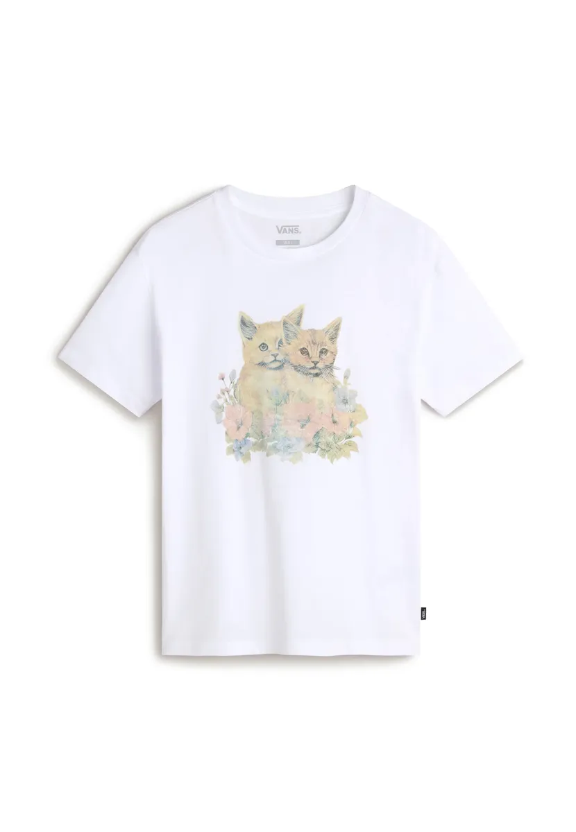 SMITTEN OVERSIZED - T-Shirt print - white