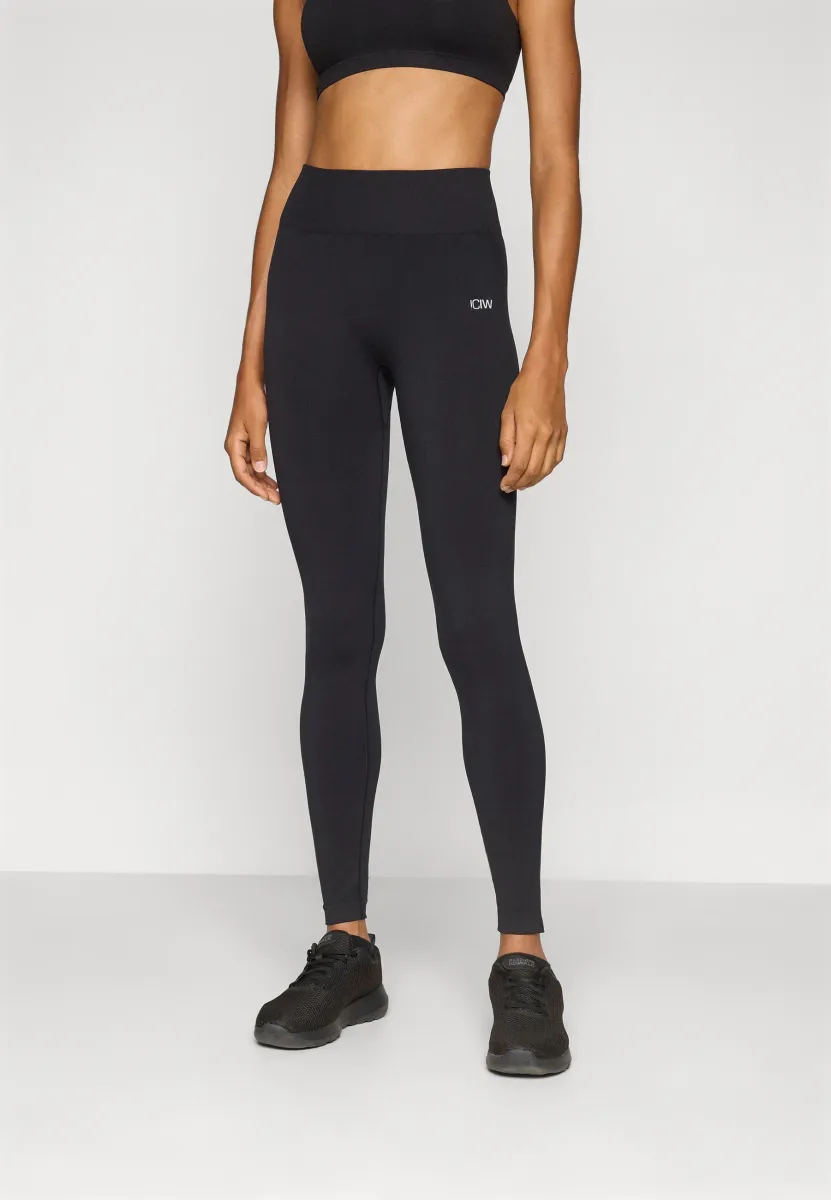 SMOOTH SEAMLESS - Tights - black