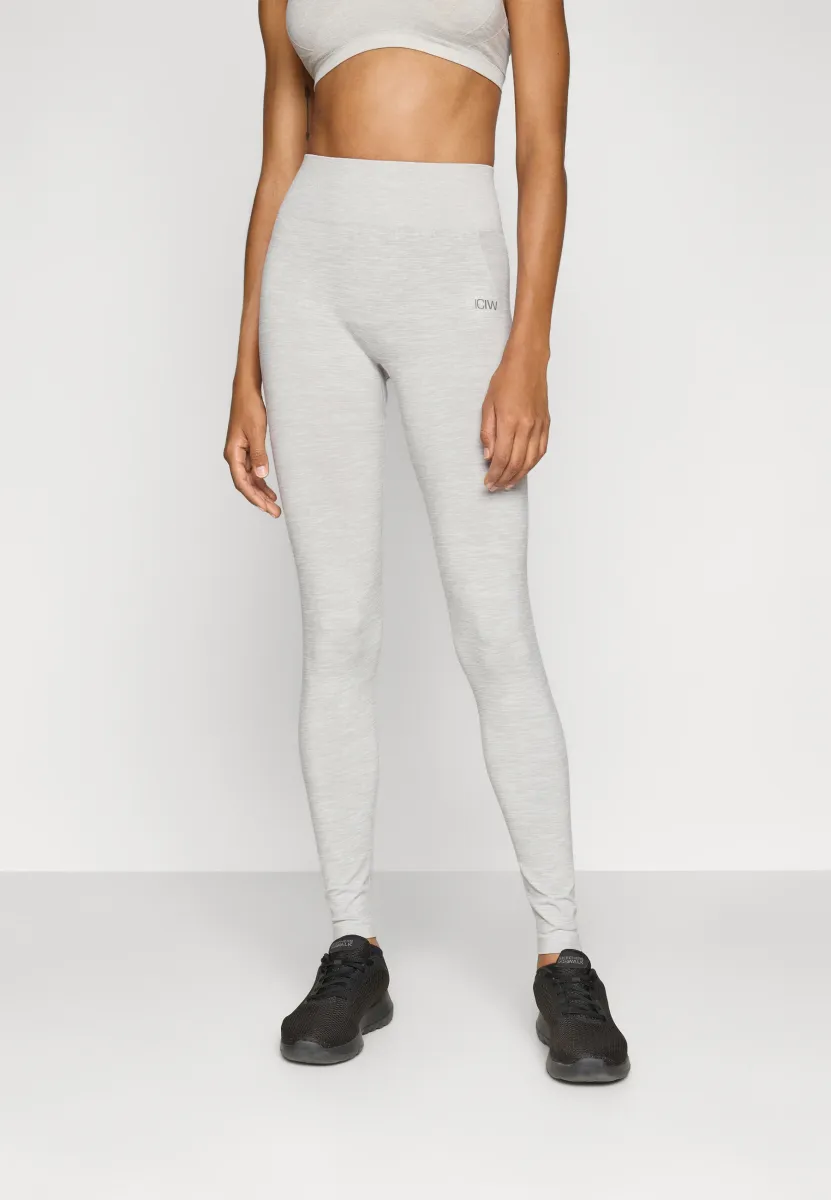 SMOOTH SEAMLESS - Tights - light grey
