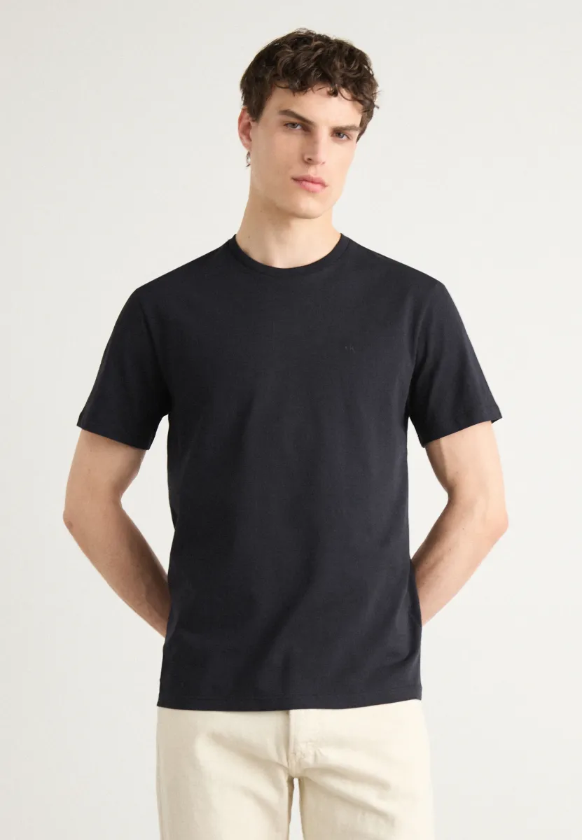 SMOOTH SOLID TEE - T-Shirt basic - black beauty