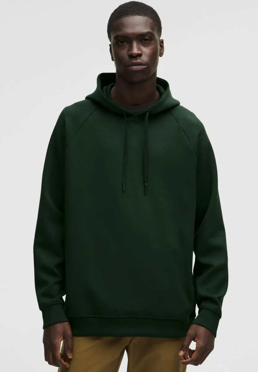 SMOOTH SPACER PULLOVER - Kapuzenpullover - rainforest green