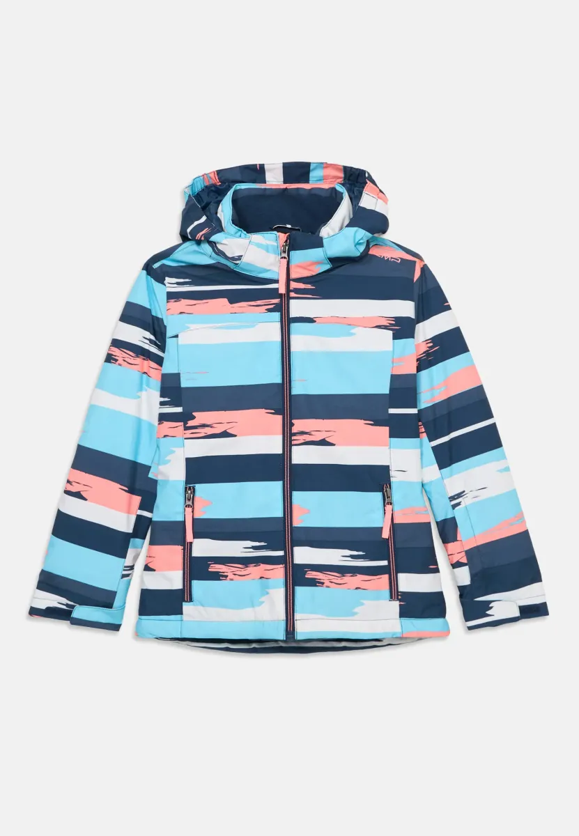 SNAPS HOOD JACKET UNISEX - Snowboardjacke - topazio-bianco-lotus