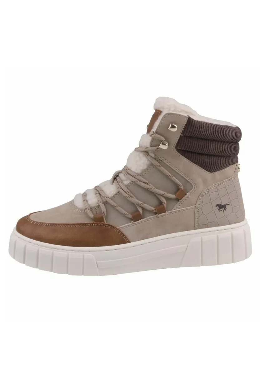 Sneaker high - beige