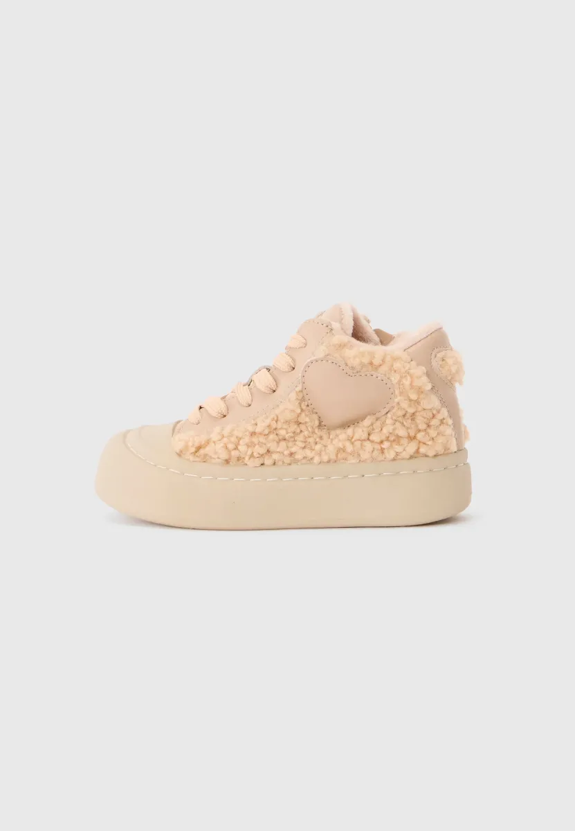 Sneaker high - beige
