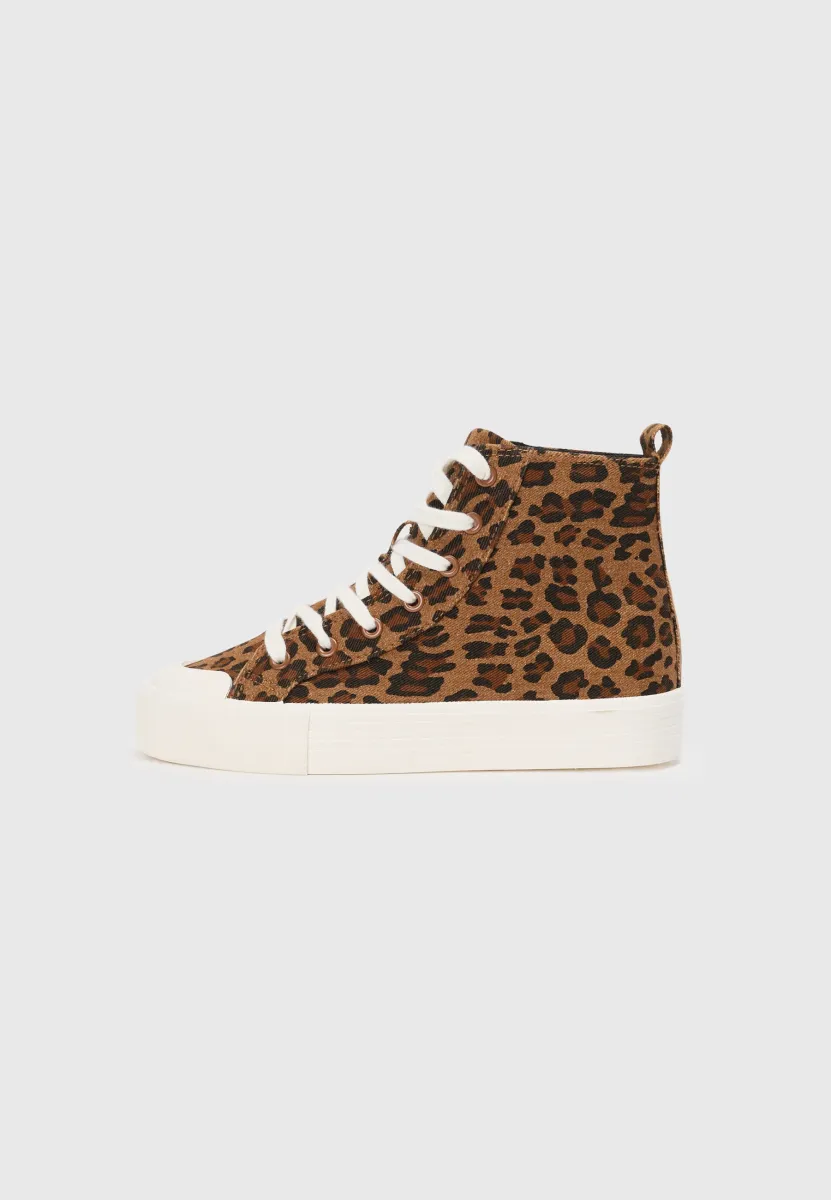 Sneaker high - beige/brown