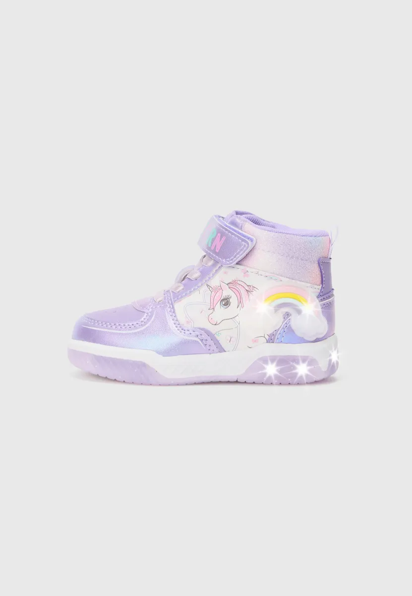 Sneaker high - lilac