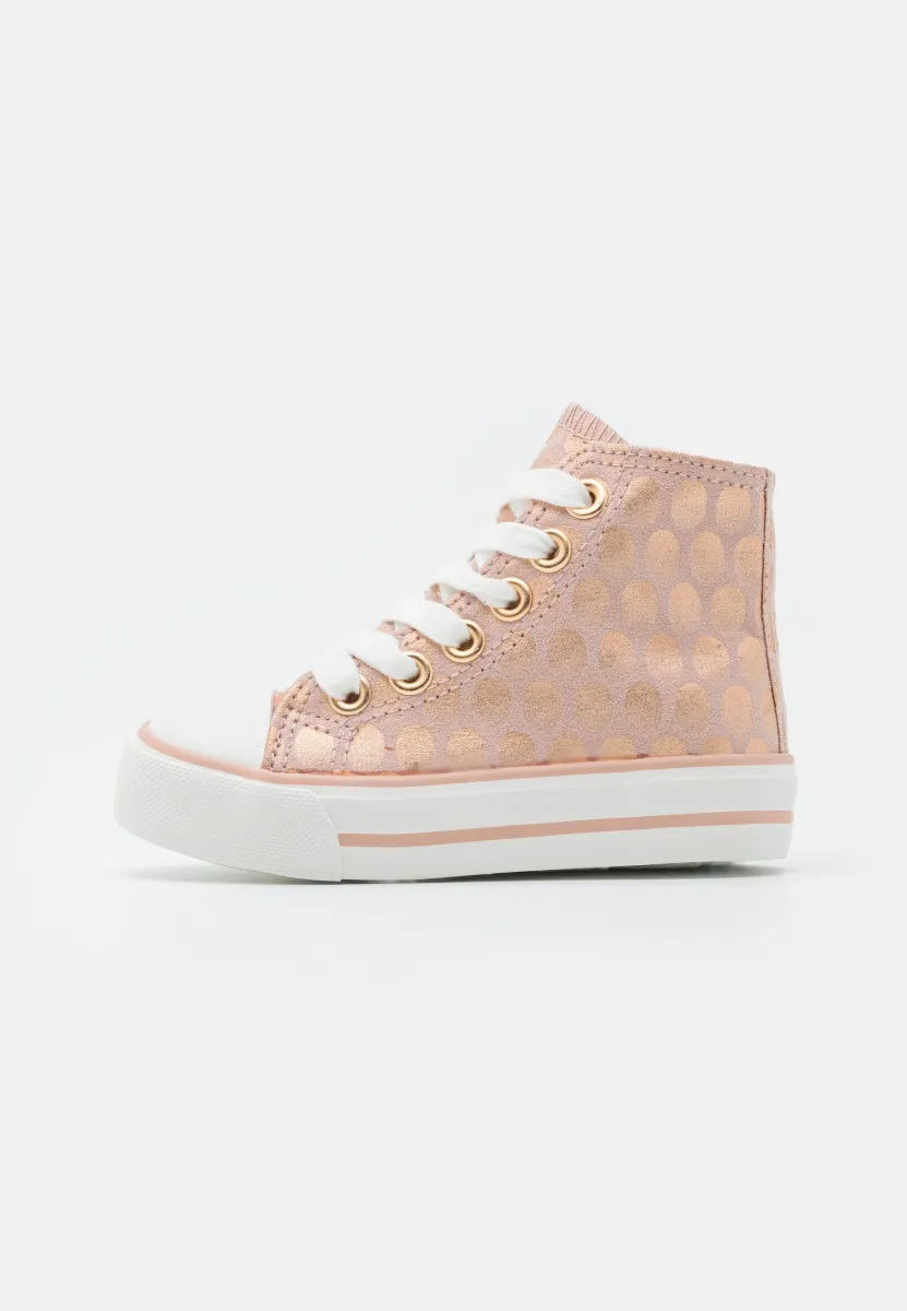 Sneaker high - rose gold