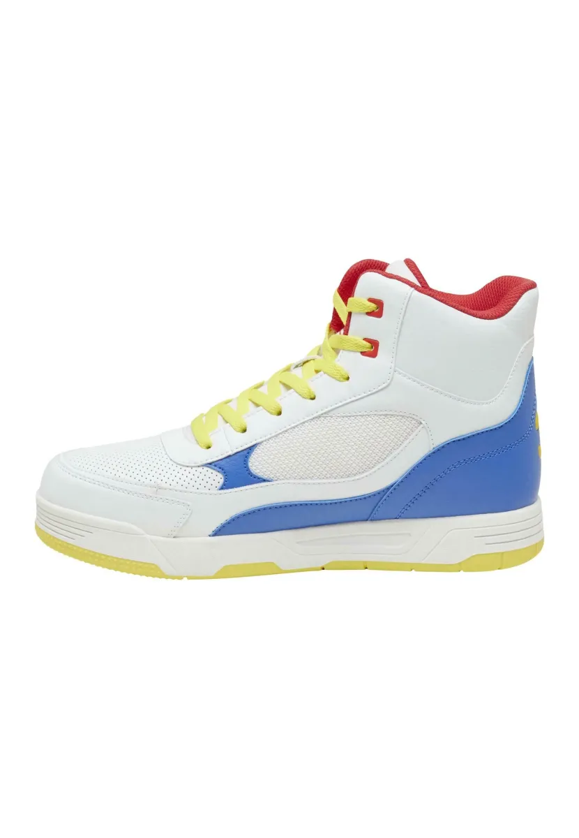 Sneaker high - white blue