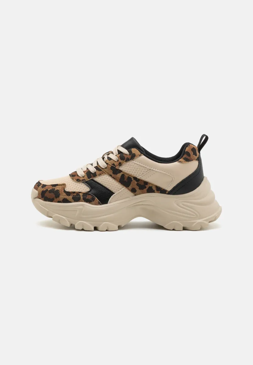 Sneaker low - beige/black