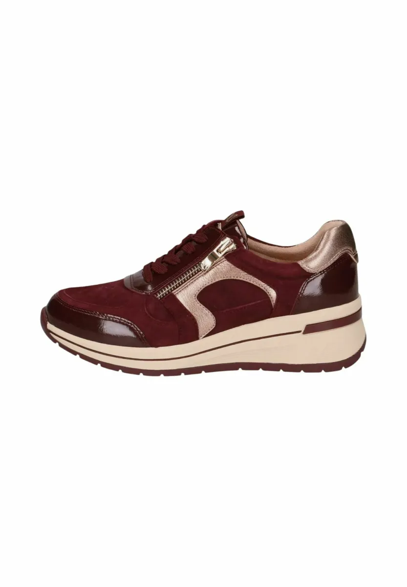 Sneaker low - bordeaux comb