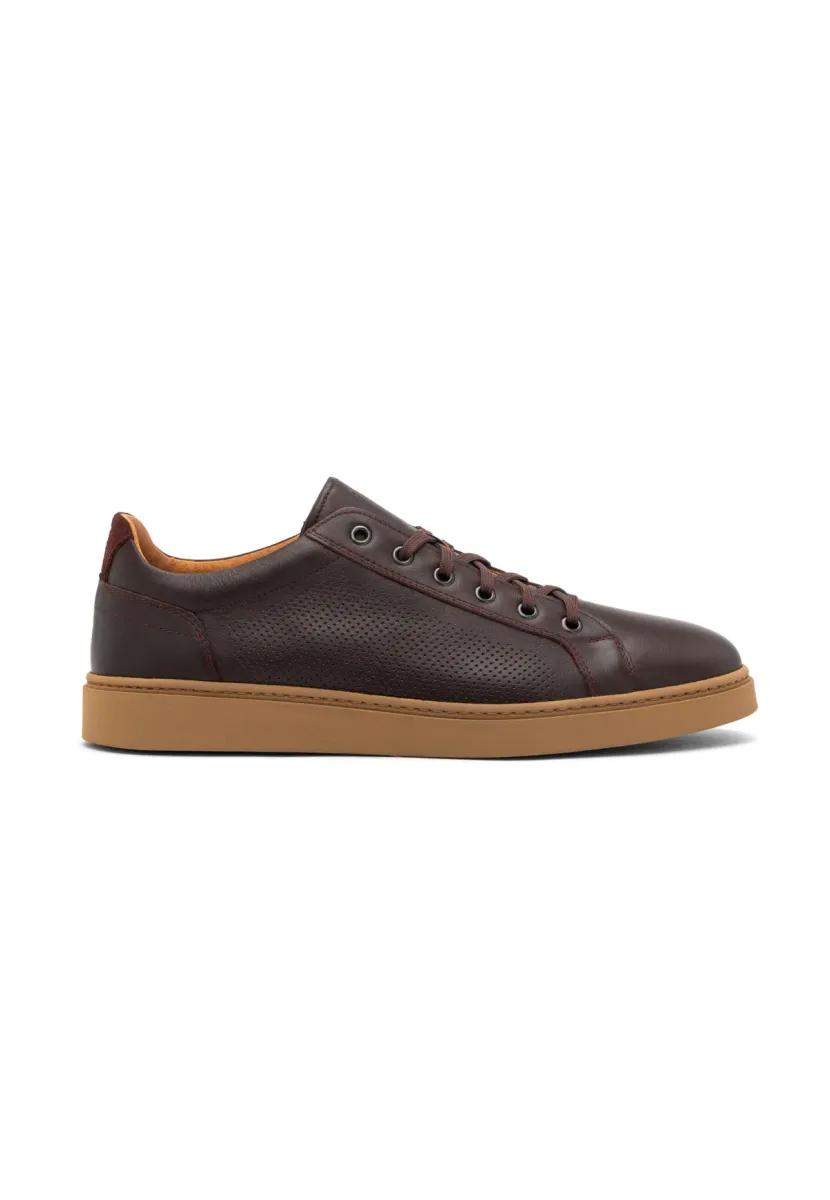 Sneaker low - bordeaux melange
