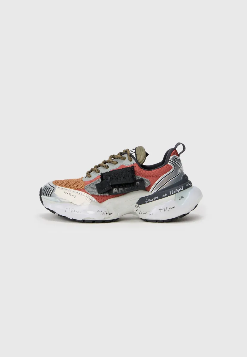 Sneaker low - brown/silver-coloured