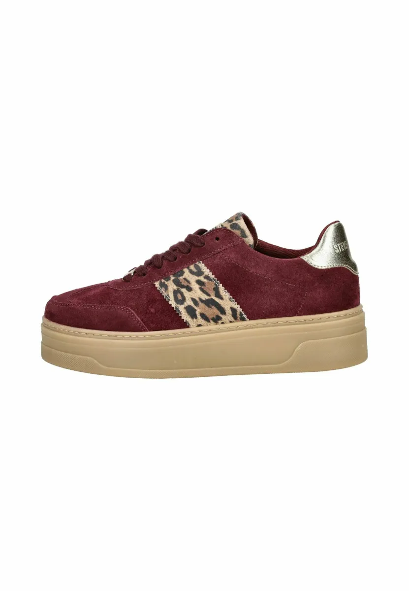 Sneaker low - burgundy multi