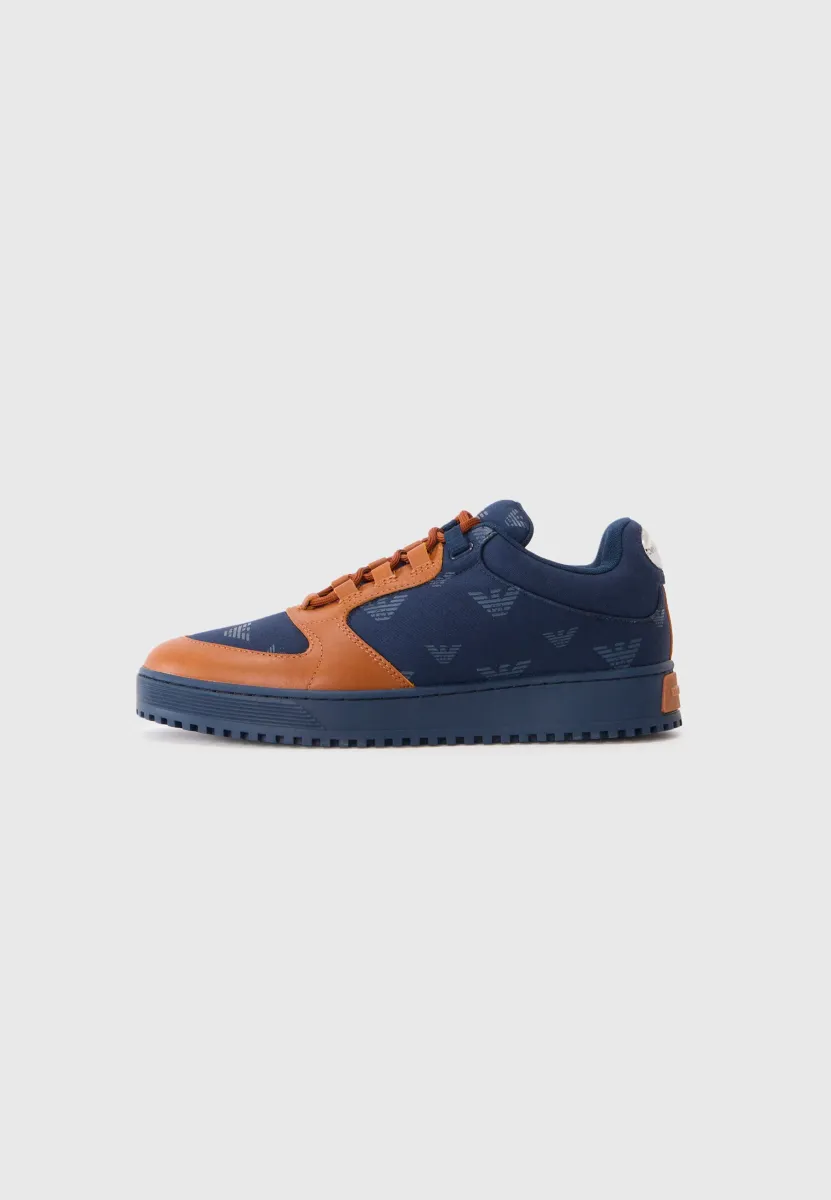 Sneaker low - dark blue/cognac