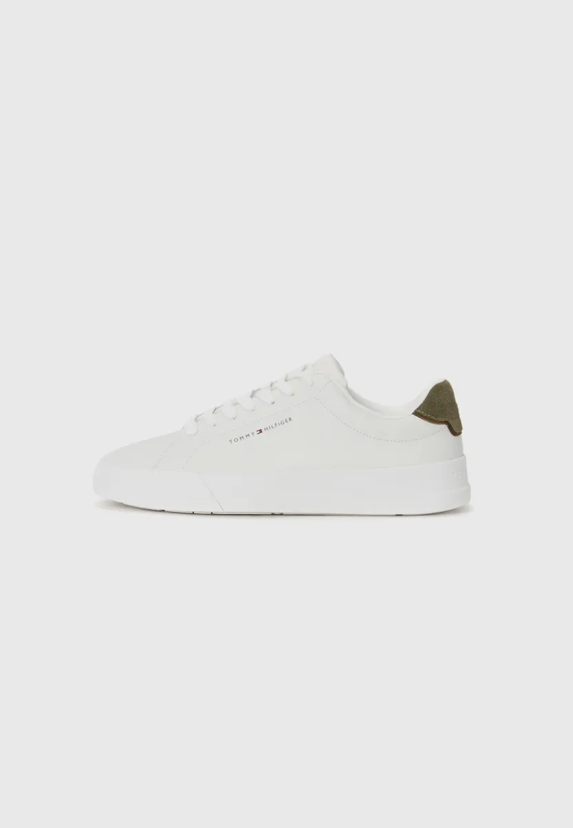 Sneaker low - ecru/army green