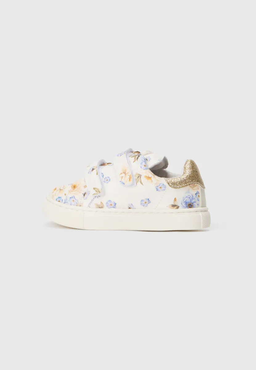 Sneaker low - ecru/celeste