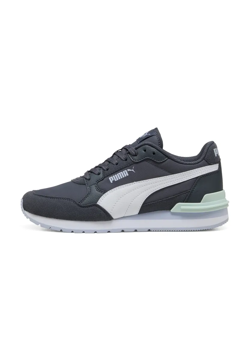 Sneaker low - galactic gray-puma white-cool weather-peaceful blue