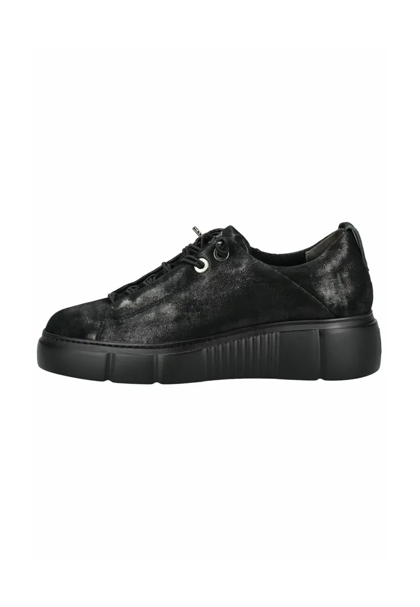 Sneaker low - glossy antic black