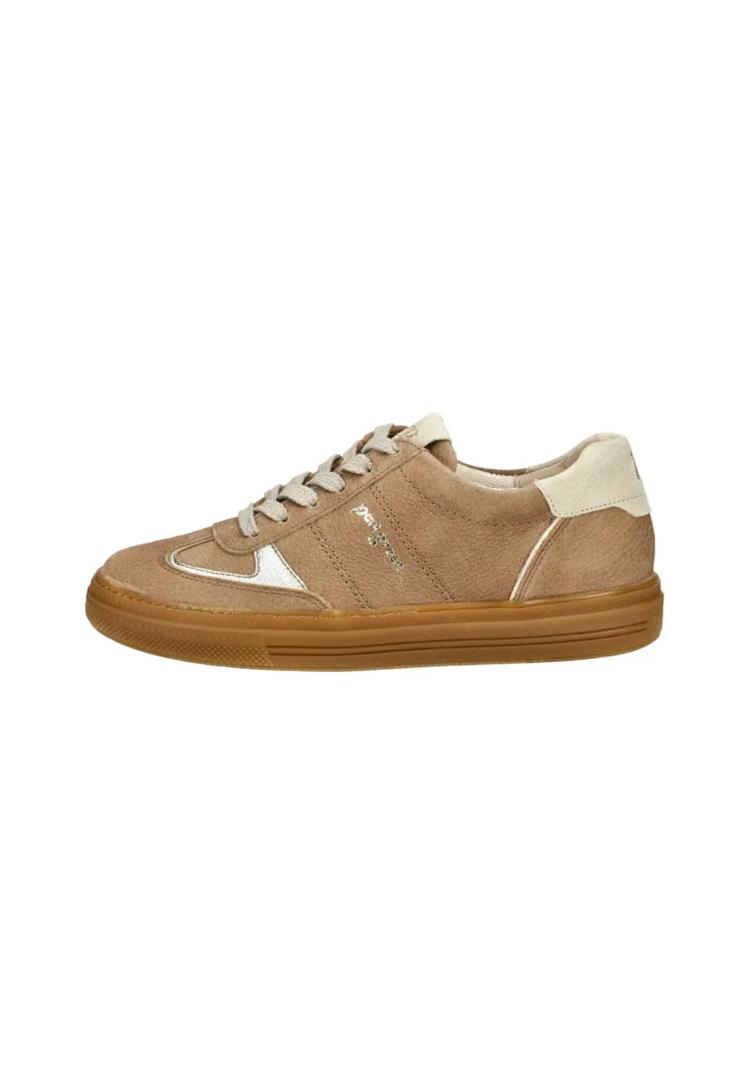Sneaker low - grained n ssuede tan biscuit