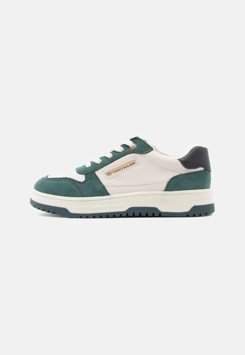 Sneaker low - green/beige