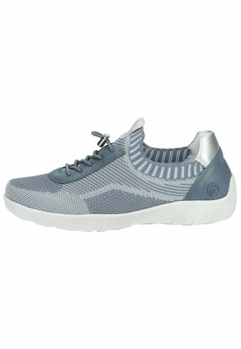 Sneaker low - jeans ciel adria silver