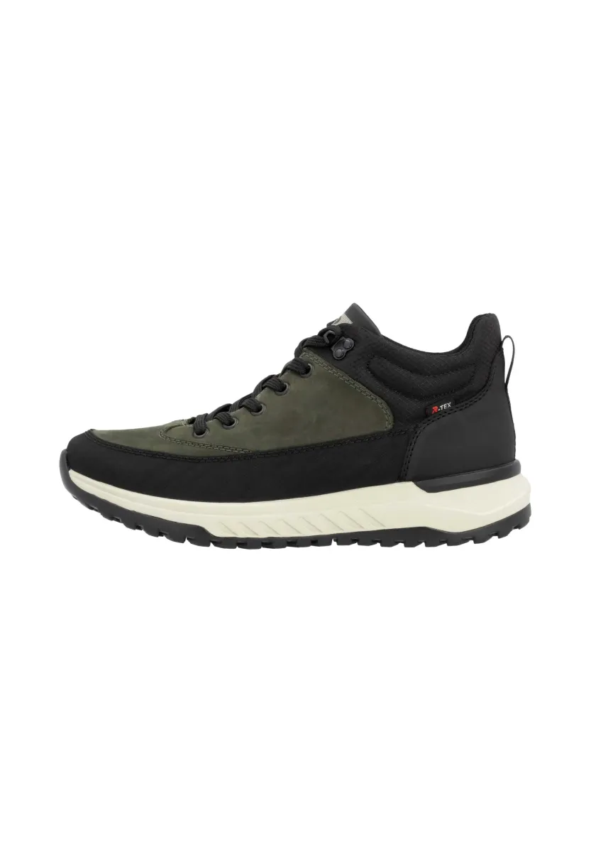 Sneaker low - khaki schwarz