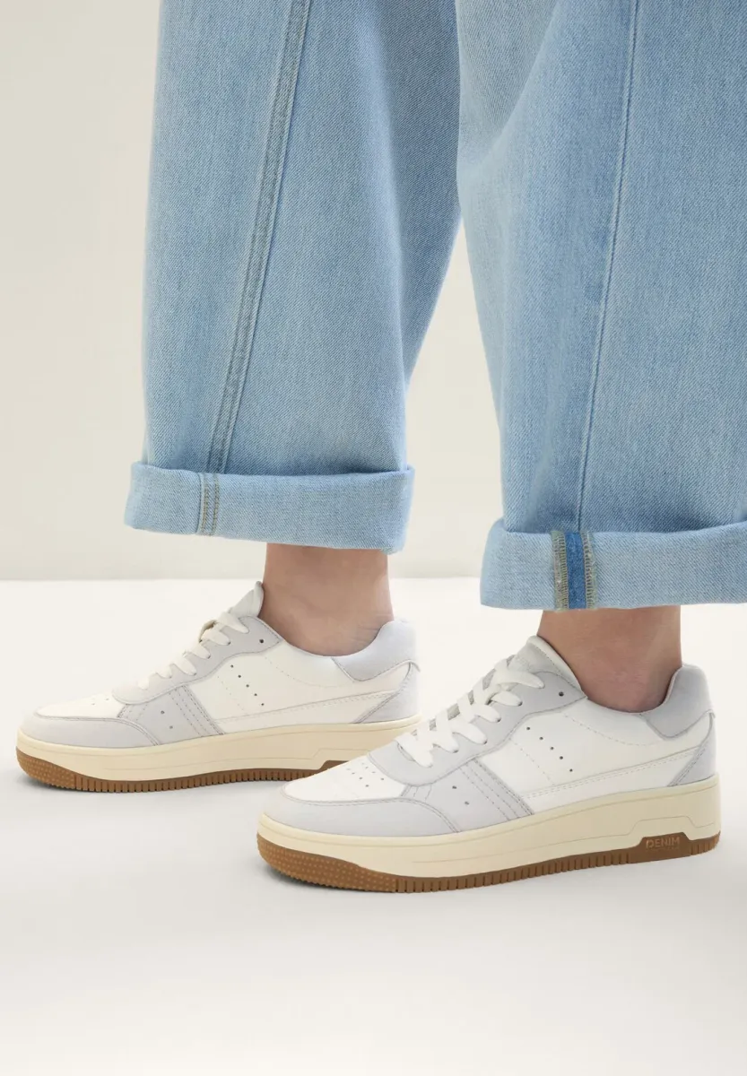 Sneaker low - light grey white