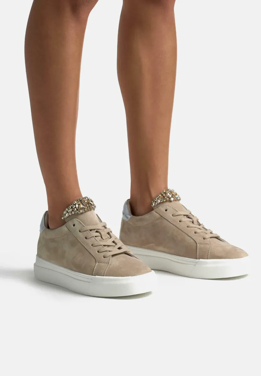 Sneaker low - marrón jaspeado