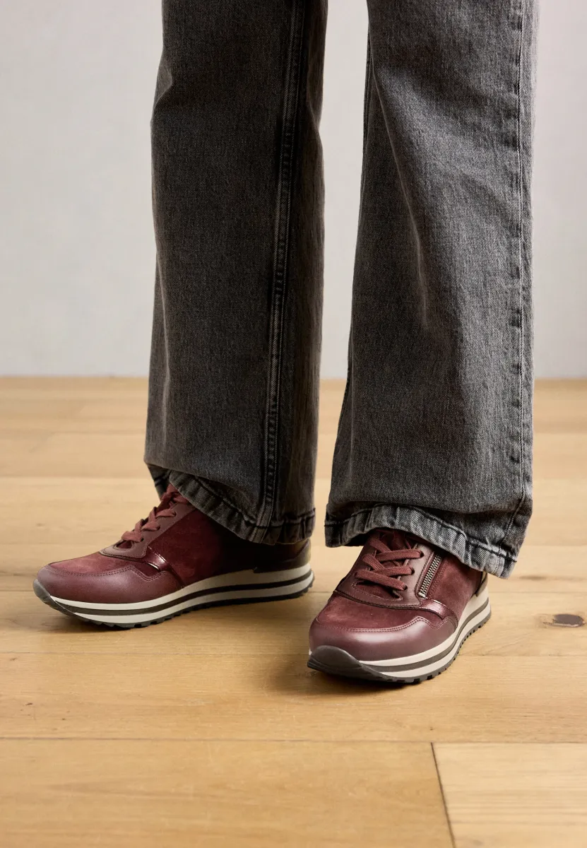Sneaker low - merlot kombi