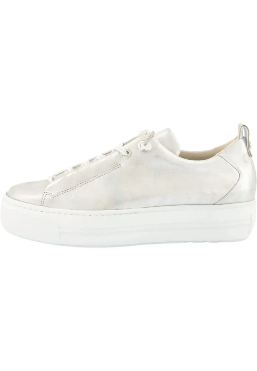 Sneaker low - metallic antic alu