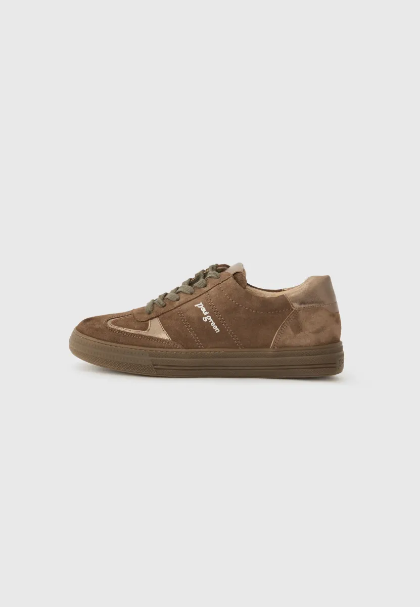 Sneaker low - metallic-coloured/earth
