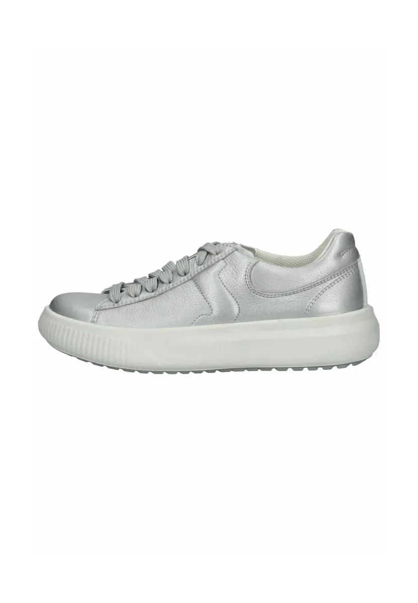 Sneaker low - metallic silber