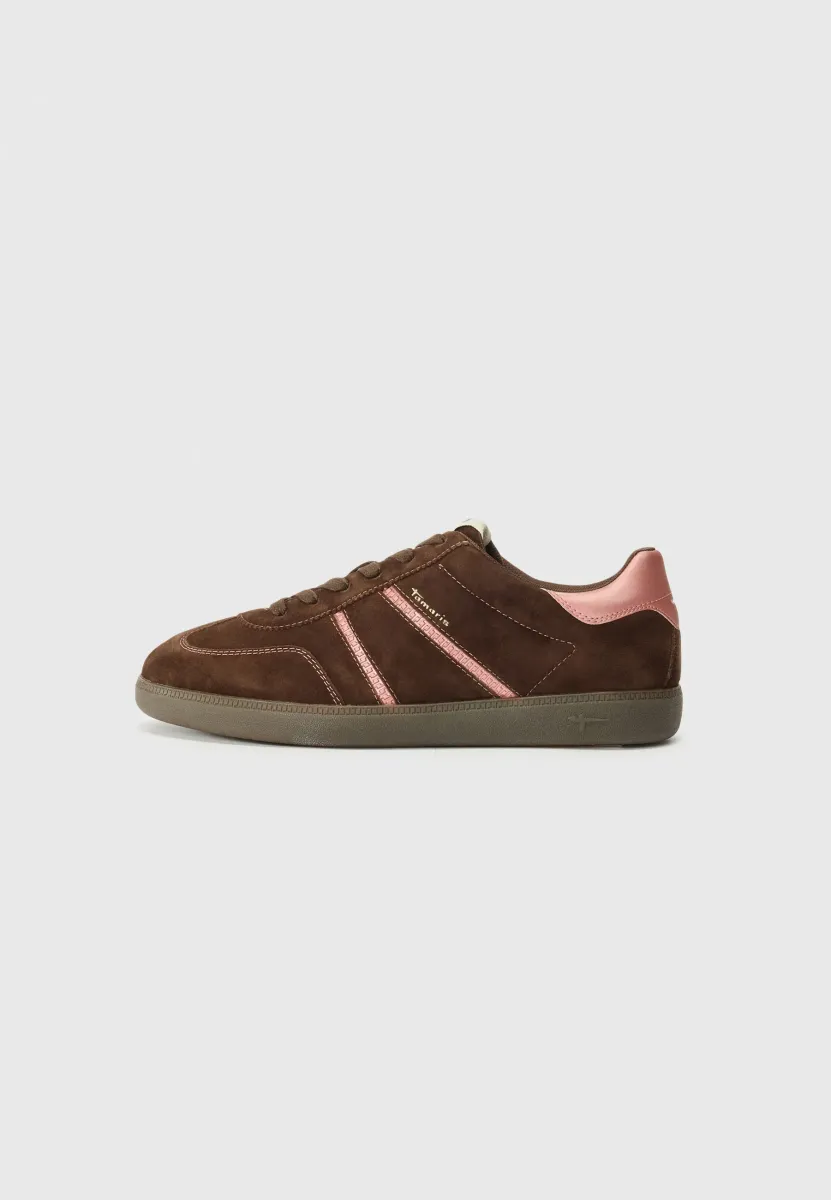 Sneaker low - mocca/rose