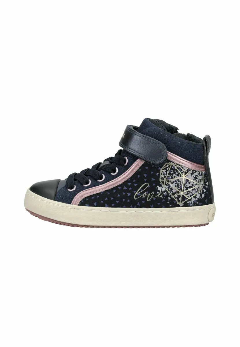 Sneaker low - navy dark rose