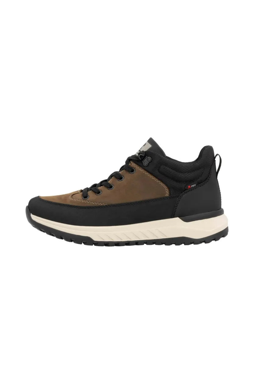 Sneaker low - nougatbraun schwarz