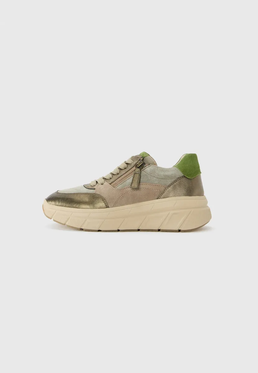 Sneaker low - oliv/salvia/kiesel