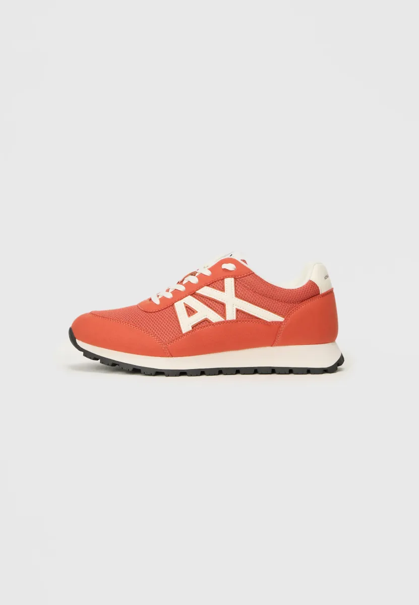 Sneaker low - orange rust/off white