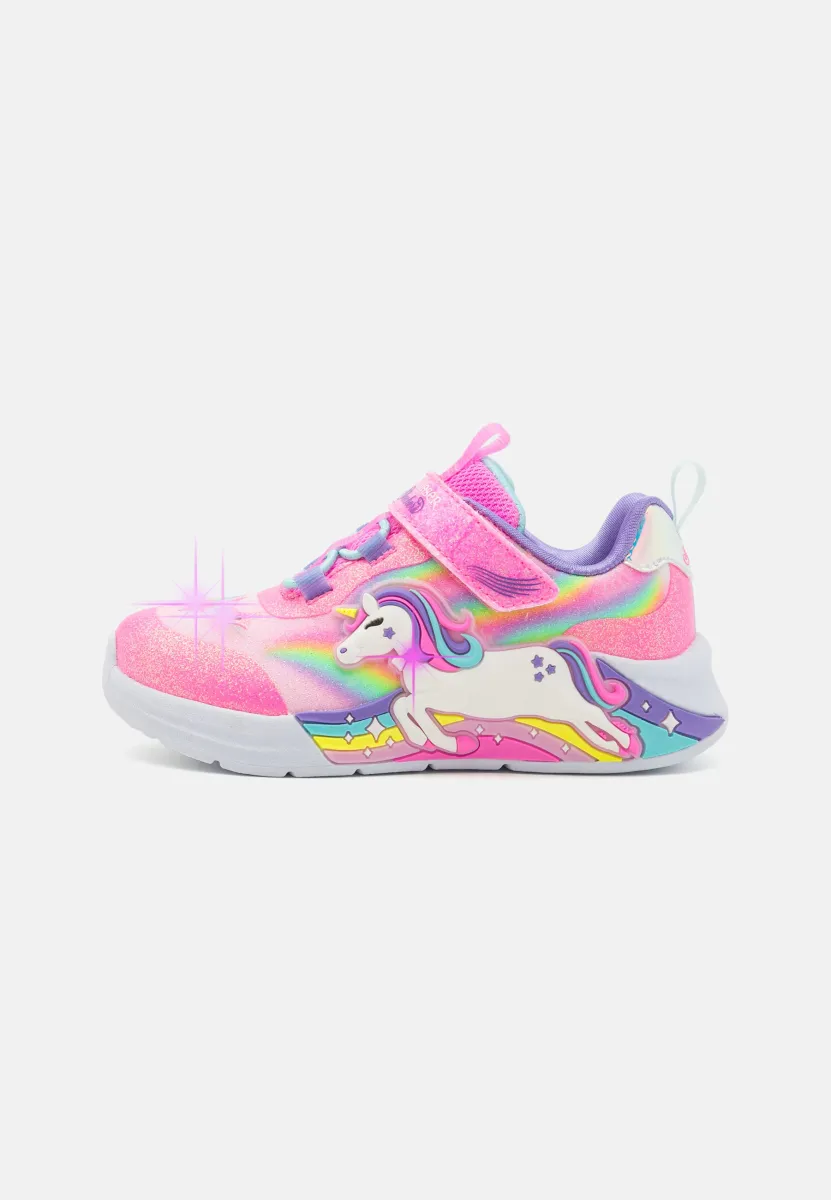 Sneaker low - pink sparkle/multi-coloured