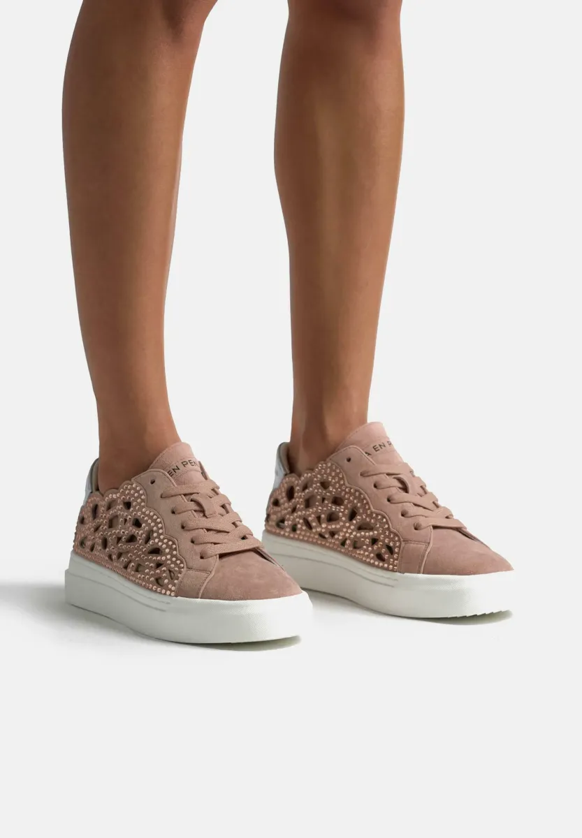 Sneaker low - rosa jaspeado