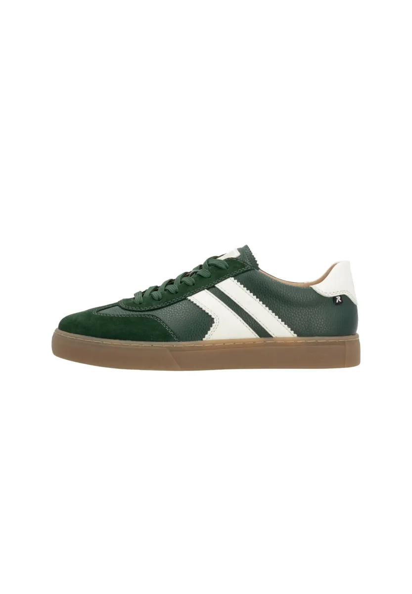 Sneaker low - waldgrün weiß
