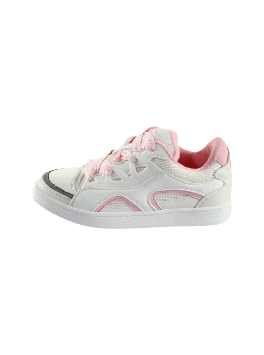 Sneaker low - white pink