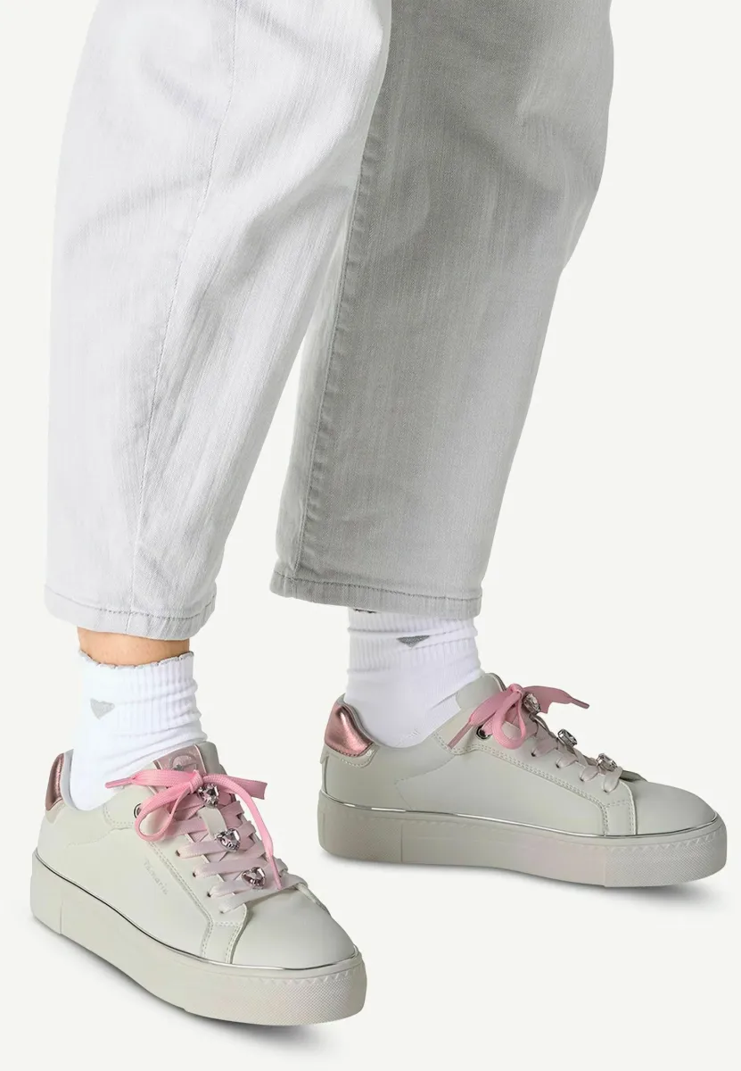 Sneaker low - white pink