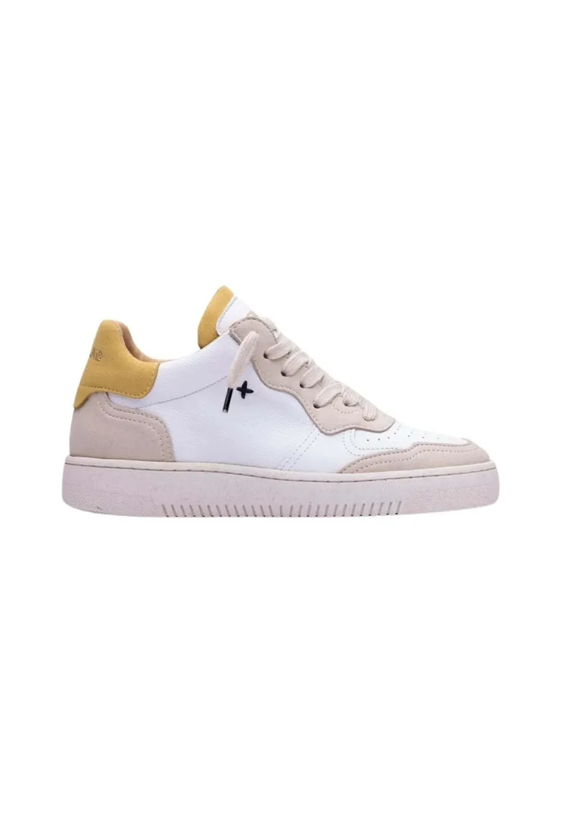 Sneaker low - white yellow