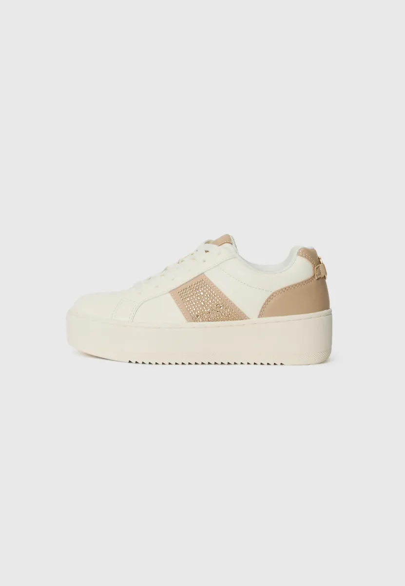 Sneaker low - white/champagne