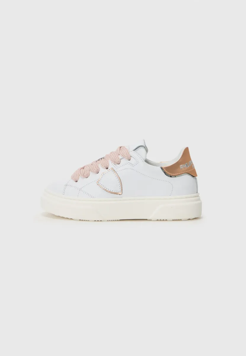 Sneaker low - white/old pink/silver-coloured